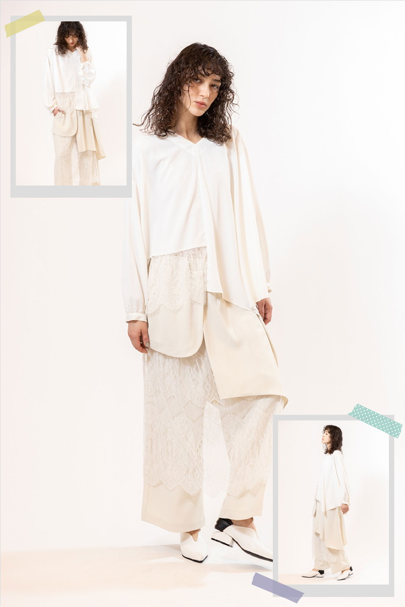 とも☆新品タグ付き⭐️OSMOSIS loafリブ切替ビッグフレアーコート JANUARY NEW ARRIVAL ポイント20倍 【レディースファッション通販