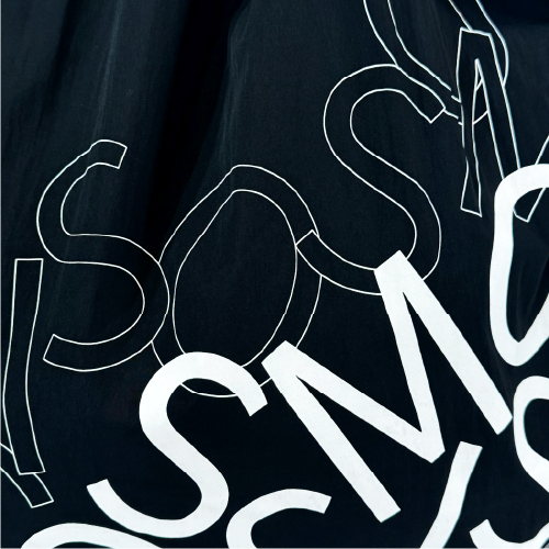 オリジナルバイカラーショップバッグ表生地