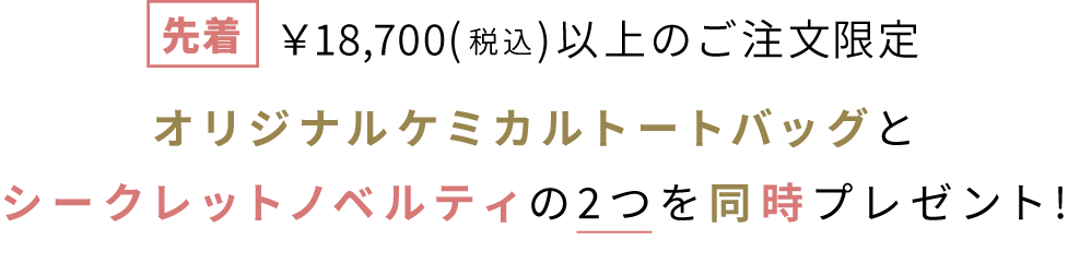 ダブルサプライズ 2フリーノベルティフェア リード文