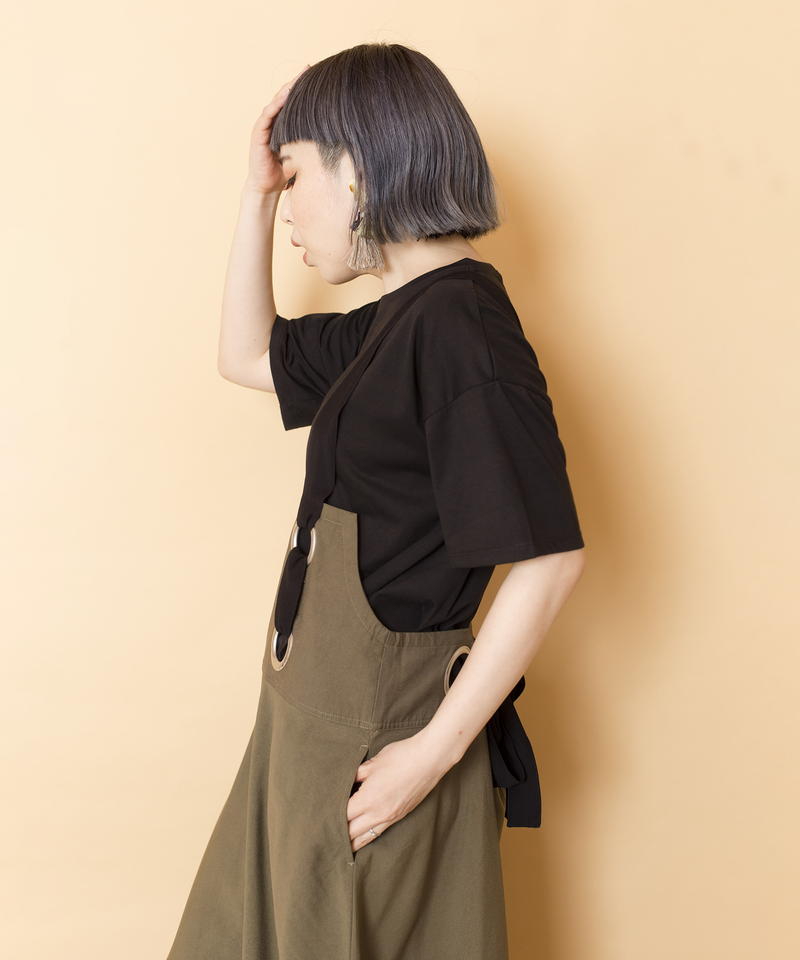 サロペットスカート&TシャツSET | OSMOSIS loaf