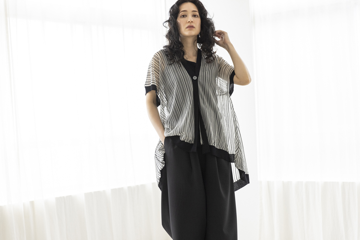 今季オズモーシス5月発売　フリンジニットトップス＆スカート STYLEBOOK2024SS JUNE
