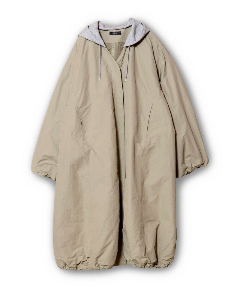 完売品　未使用KNIT LAYERED BALLOON-COAT バルーンコート ARTS&SCIENCE - 20AW美品 アーツ&サイエンス ビッグバルーンコートの