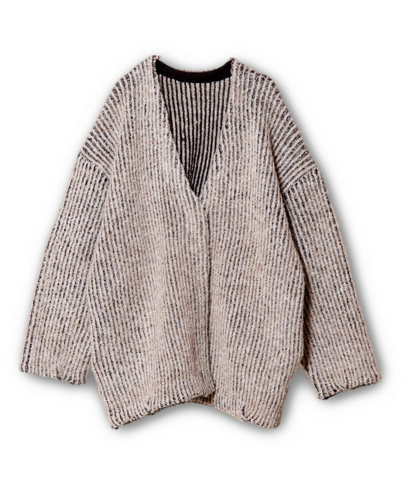Vネックコクーンニットカーディガン | 【レディースファッション通販