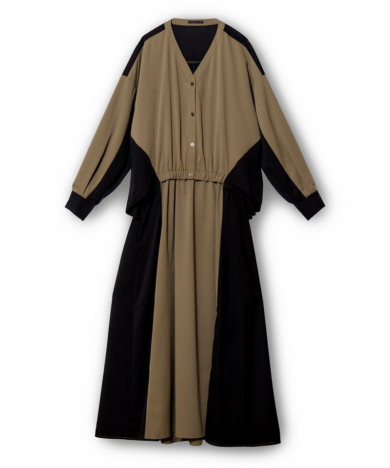 バイカラーワンピース | 【レディースファッション通販・OSMOSIS公式